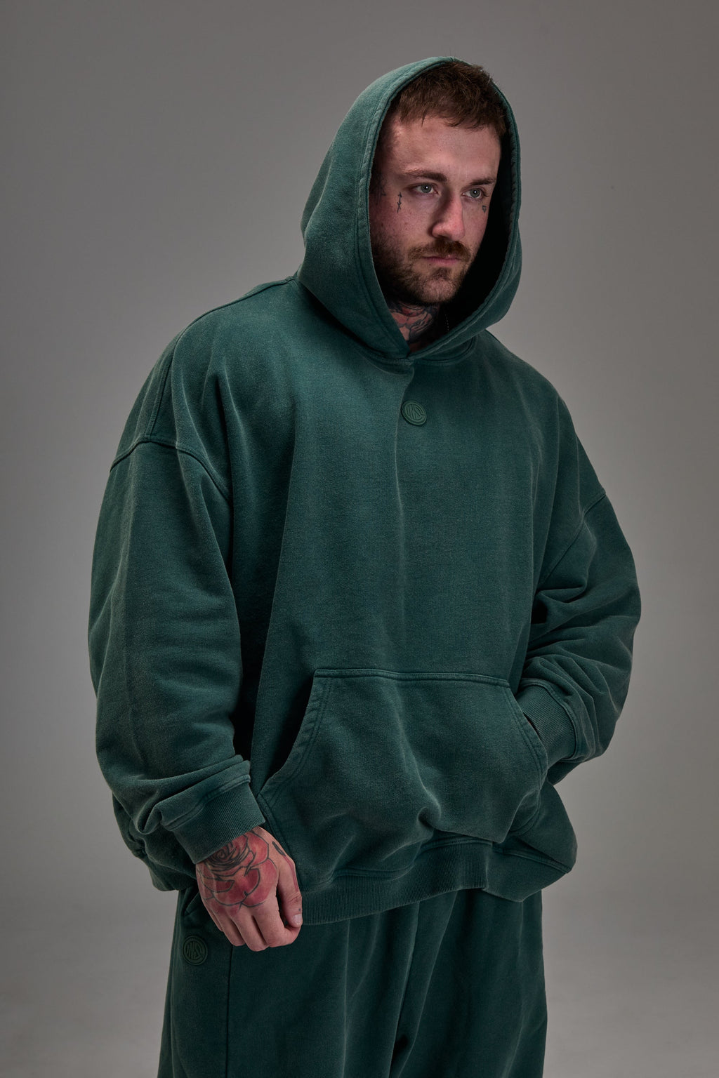 Heavyweight Pullover - Forest Green