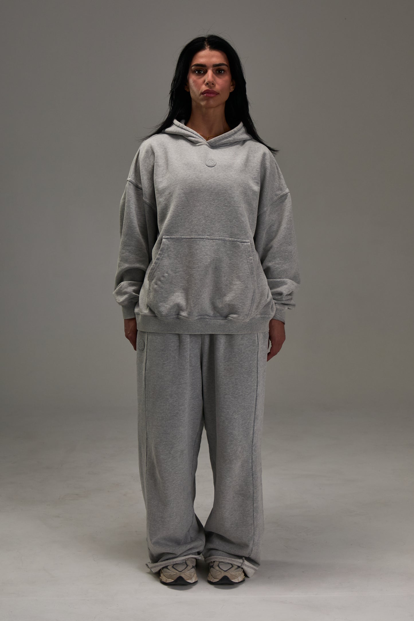 Heather Grey Heavyweight Pullover