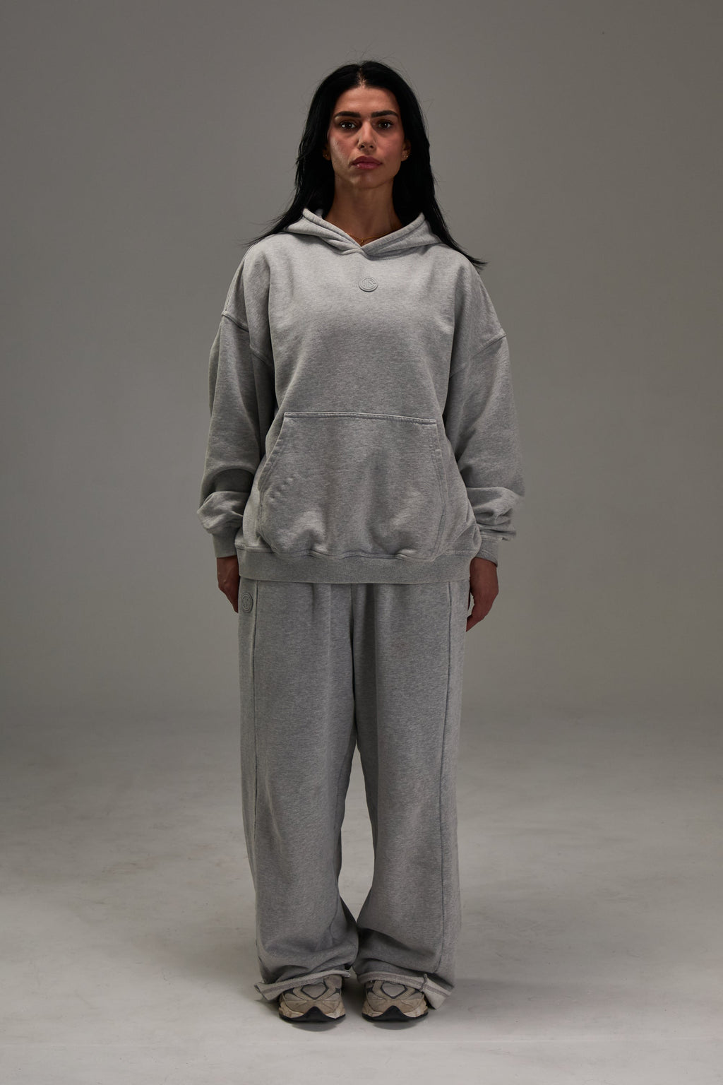 Heavyweight Pullover - Heather Grey