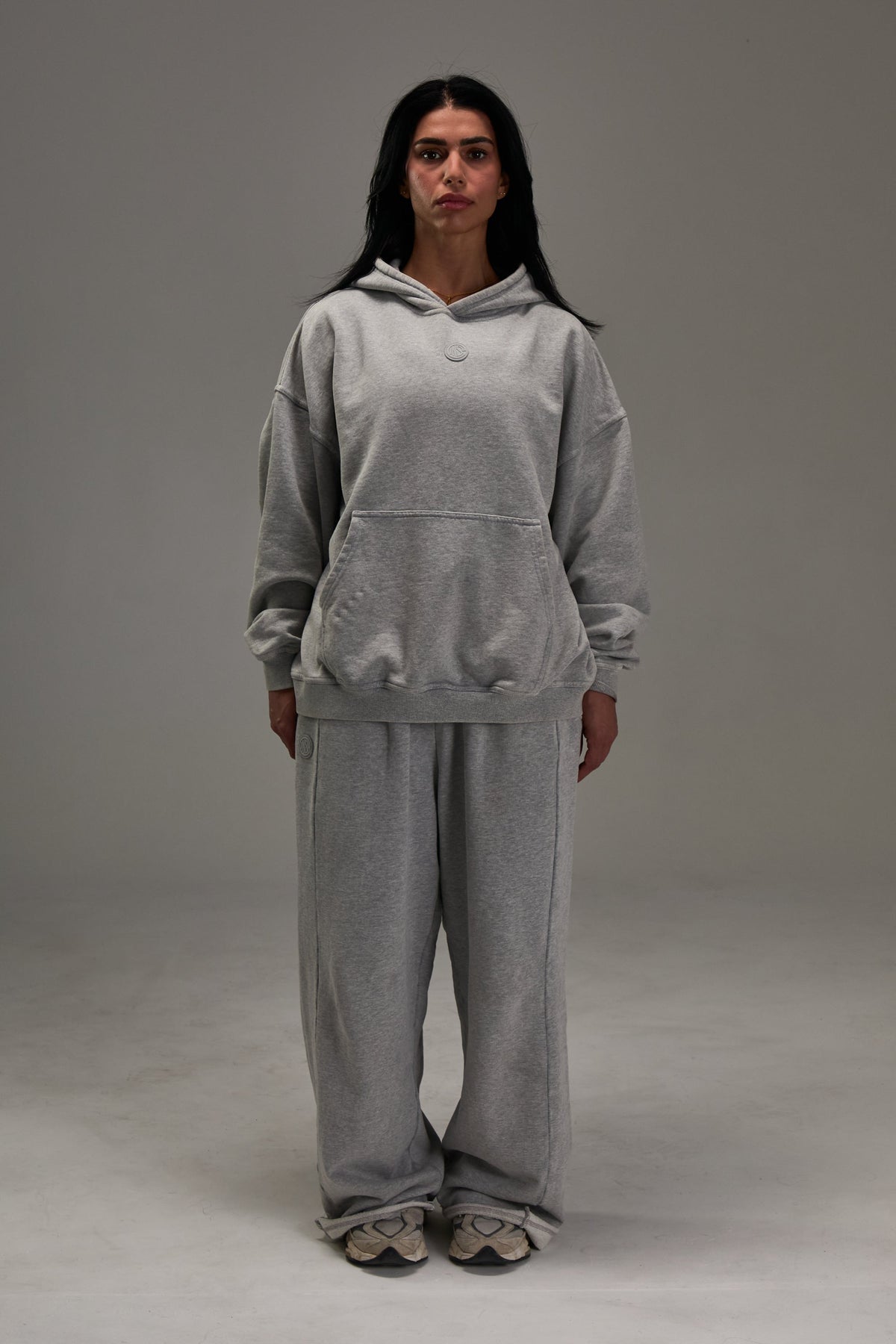 Heavyweight Pullover - Heather Grey