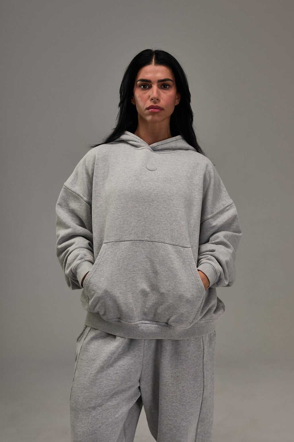 Heavyweight Pullover - Heather Grey