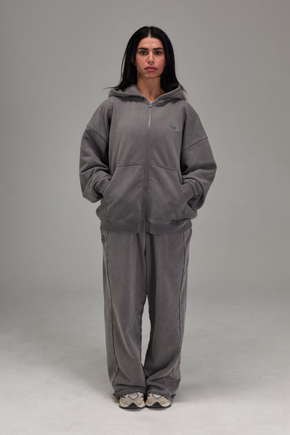Gunmetal Grey Heavyweight Zip Up