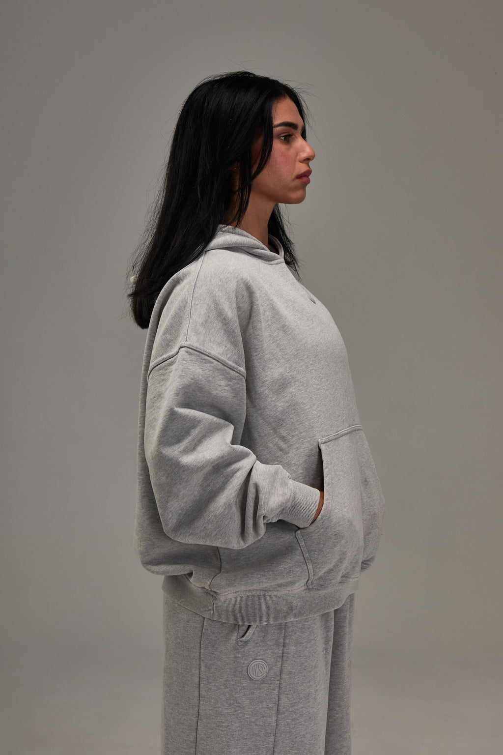 Heather Grey Heavyweight Pullover