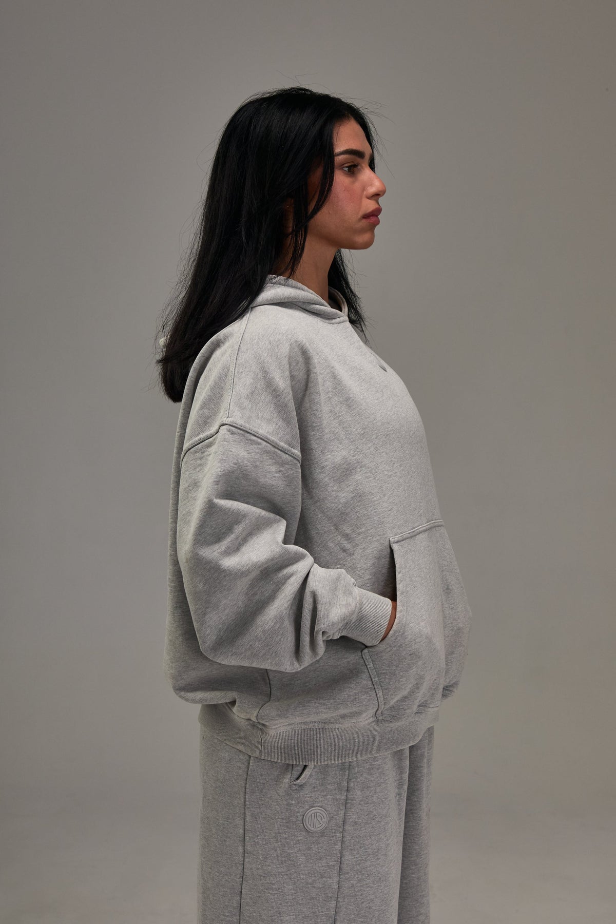 Heavyweight Pullover - Heather Grey