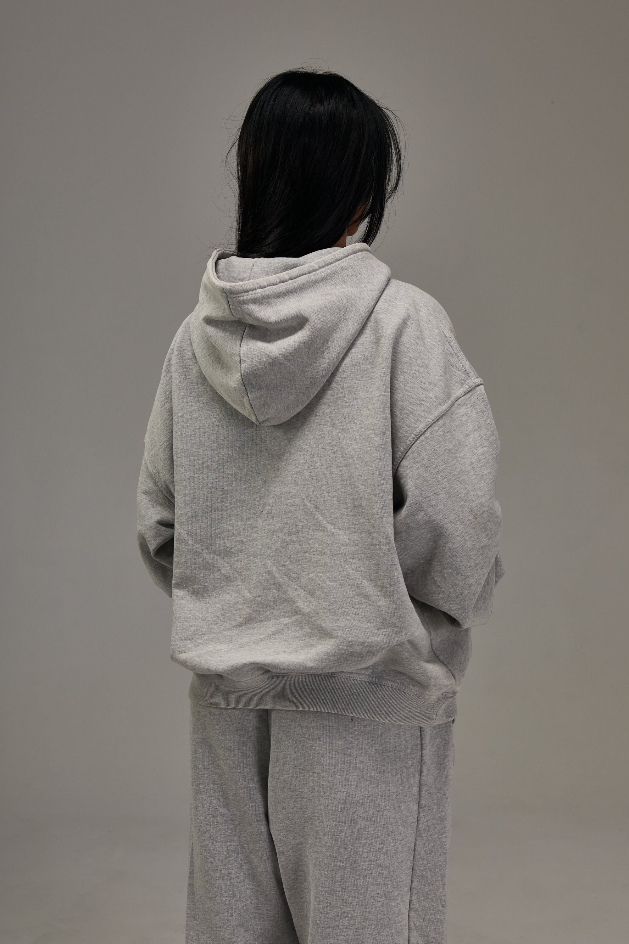 Heather Grey Heavyweight Pullover