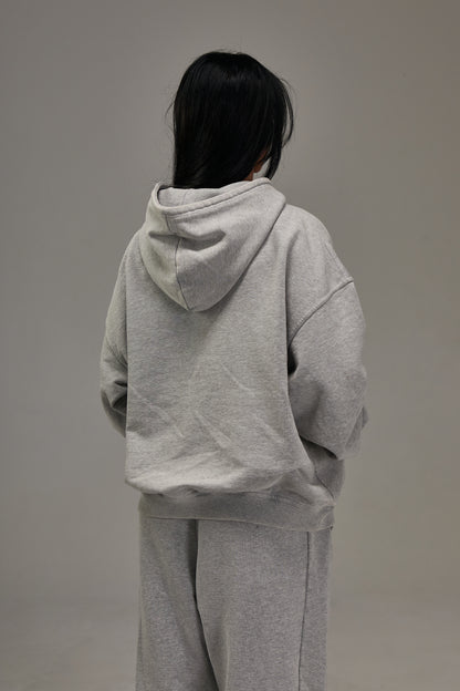 Heather Grey Heavyweight Pullover