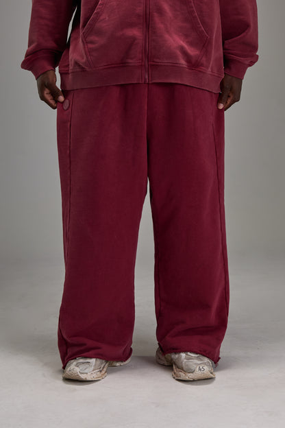 Washed Red Heavyweight Sweatpants