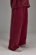 Heavyweight Sweatpants - Washed Red