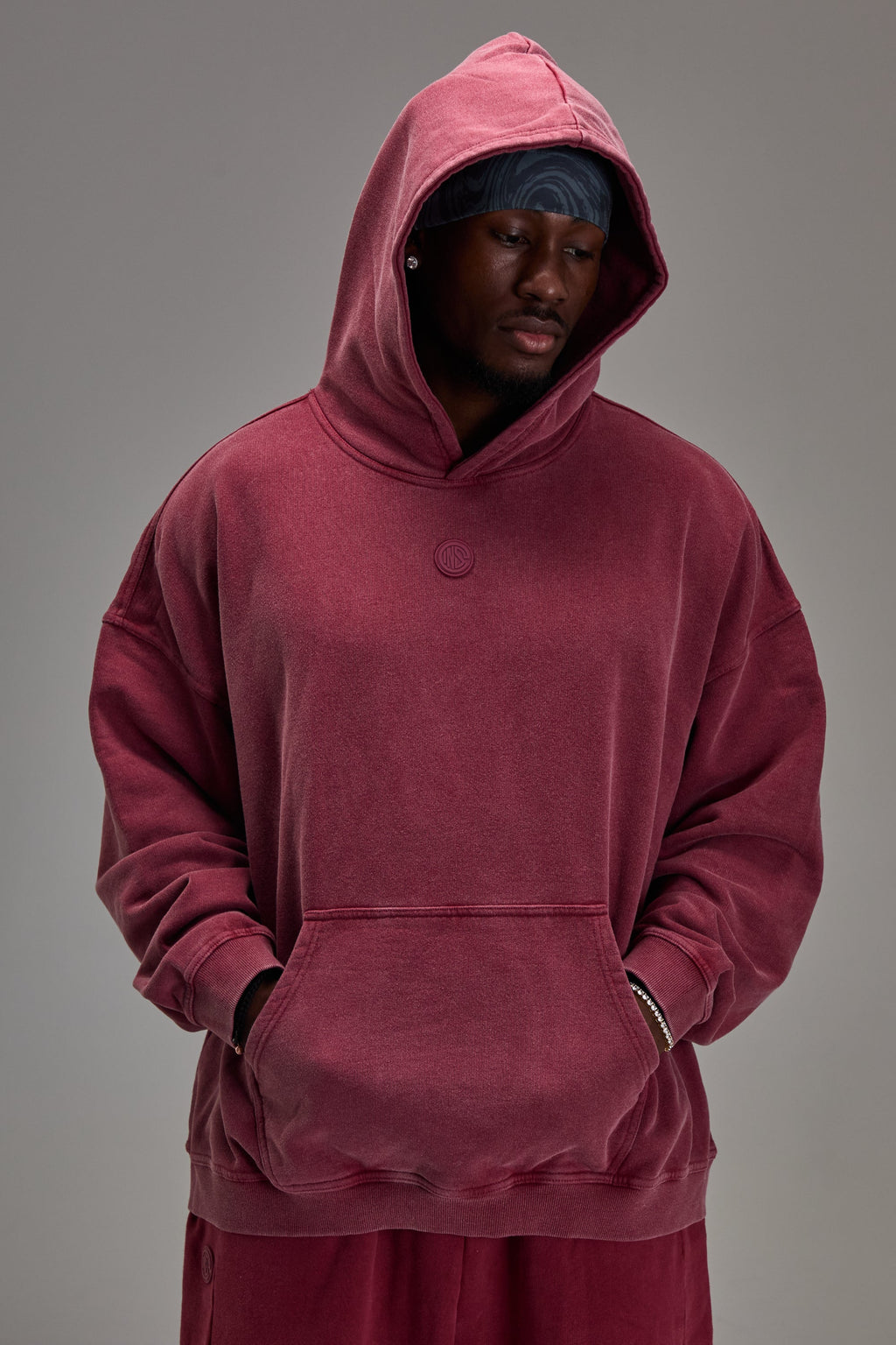 Heavyweight Pullover - Washed Red