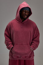 Heavyweight Pullover - Washed Red