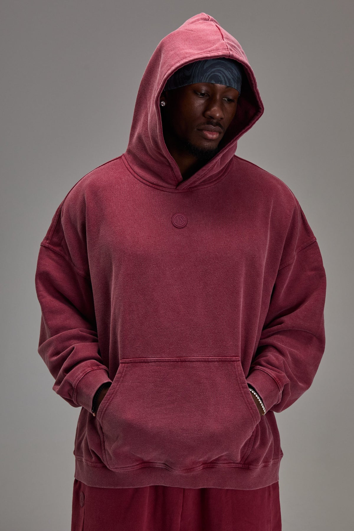 Heavyweight Pullover - Washed Red