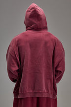 Heavyweight Pullover - Washed Red