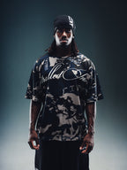 Camo Spray Tee - Blue