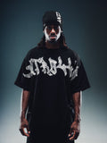 Graffiti Pump Cover - Black w/ White