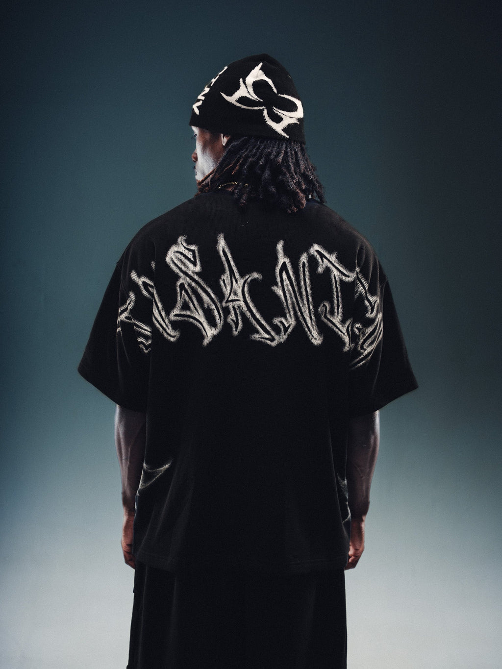 Graffiti Pump Cover - Black w/ White