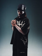Graffiti Pump Cover - Black w/ White