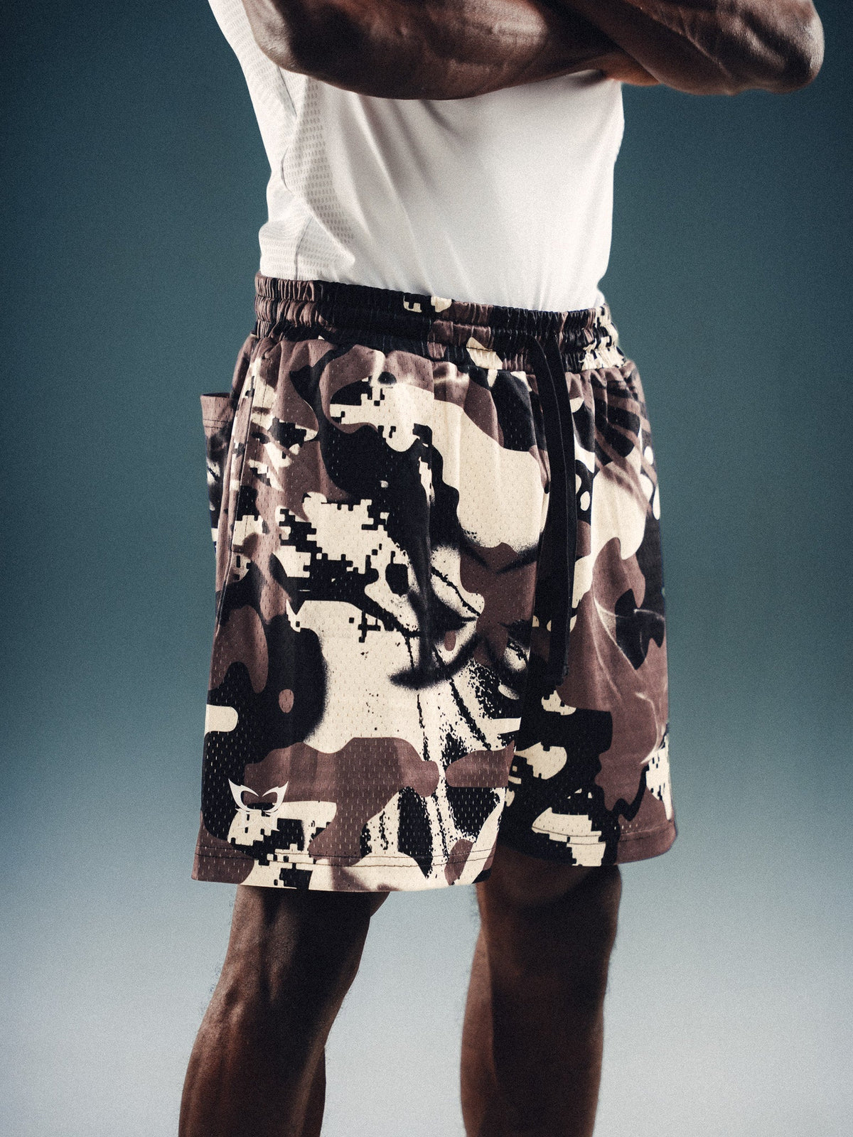 Mesh Shorts - Camo Sand