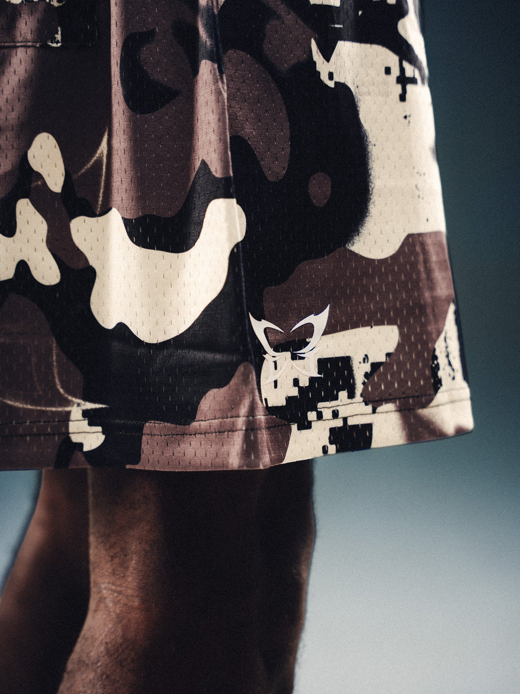 Mesh Shorts - Camo Sand