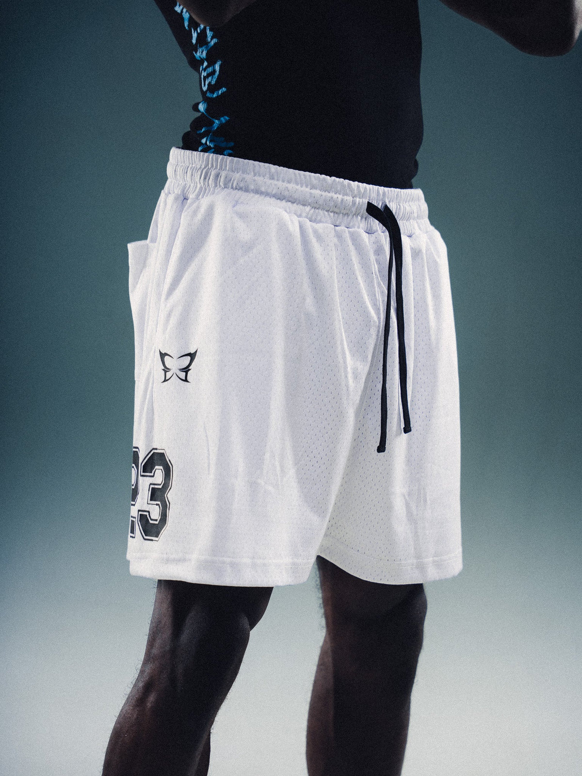 Mesh Shorts - Hyper White