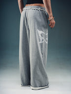 Morph Wide Leg Sweats - Grey
