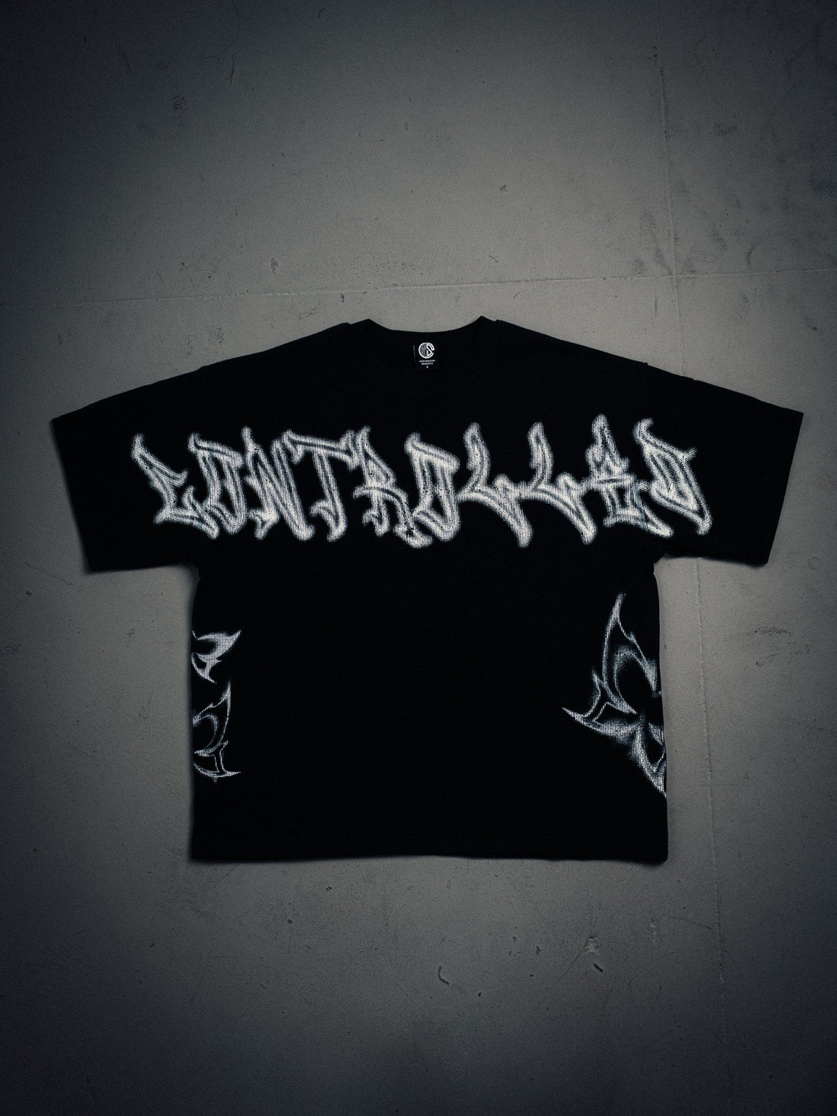 Graffiti Pump Cover - Black w/ White