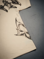 Graffiti Pump Cover - Beige w/ Black