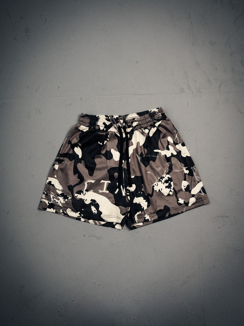 Mesh Shorts - Camo Sand