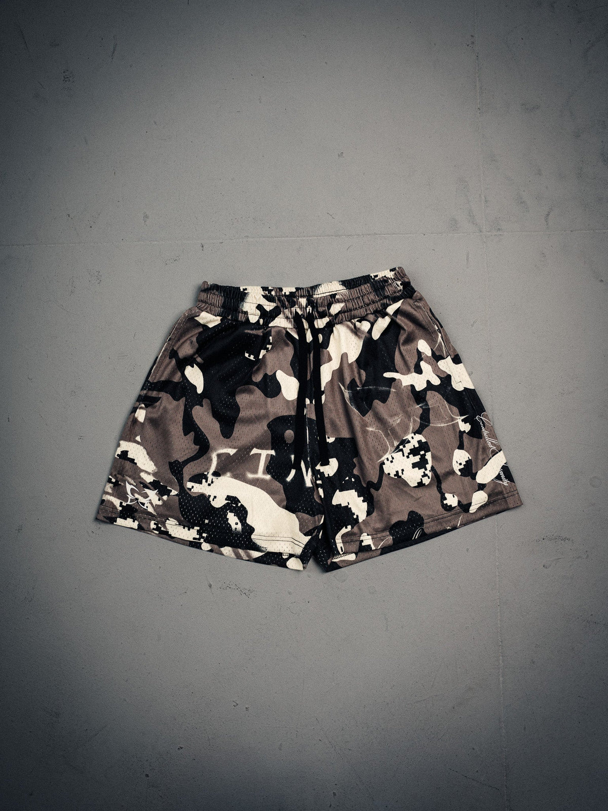 Mesh Shorts - Camo Sand