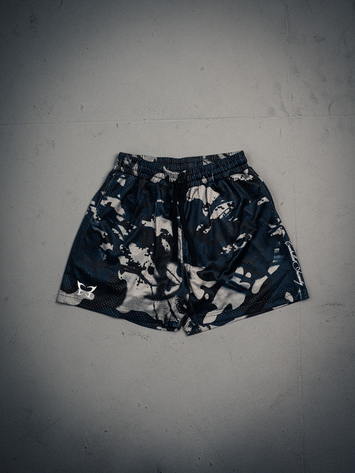Mesh Shorts - Camo Blue