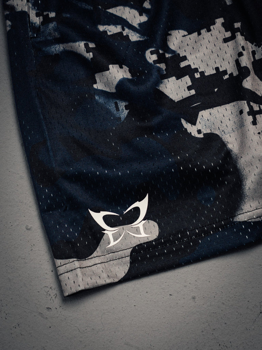 Mesh Shorts - Camo Blue