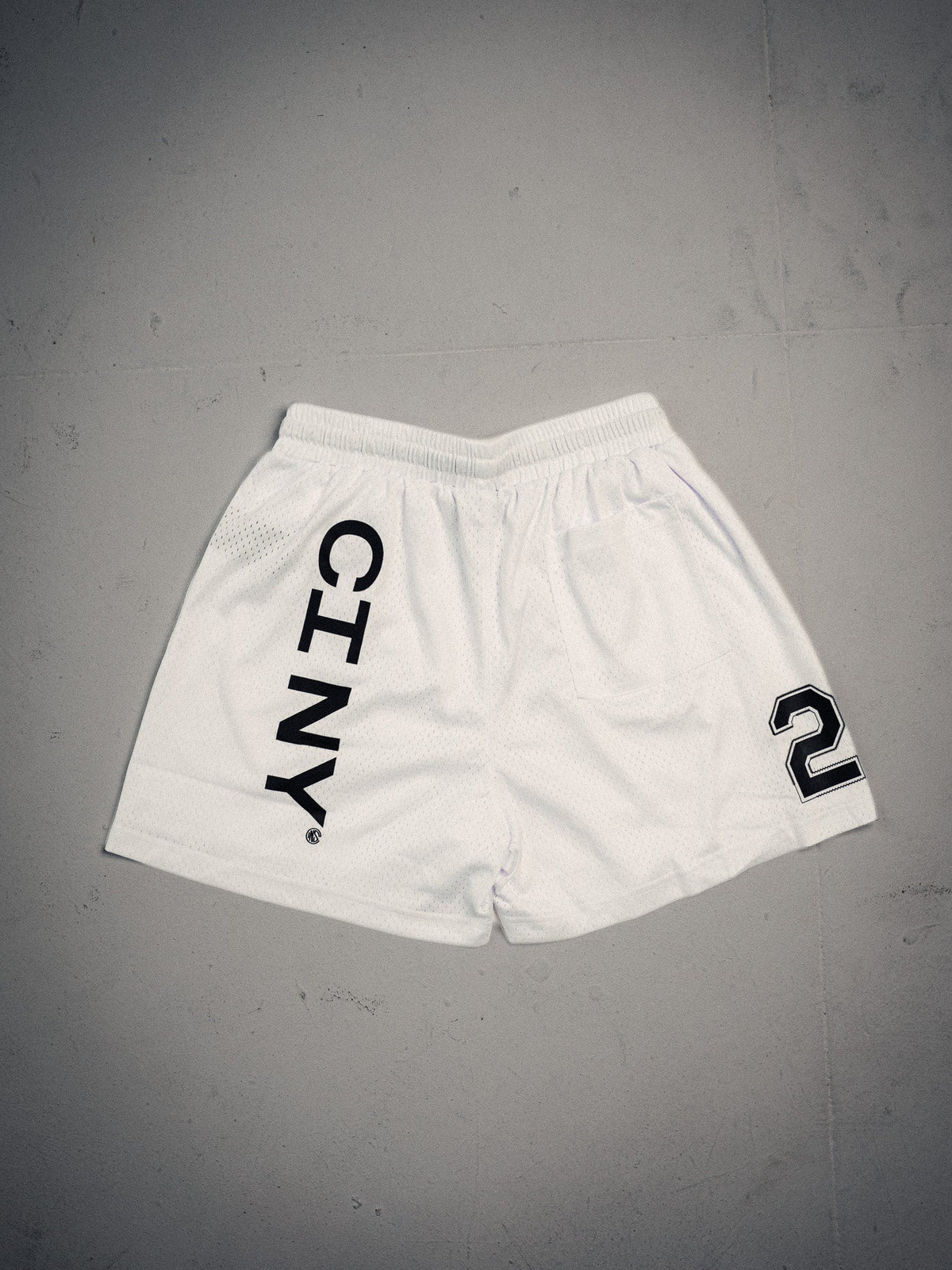Mesh Shorts - Hyper White