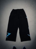 Butterfly Wide Leg Sweats - Blue