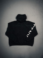 Butterfly Zip-Up - Black w/ White