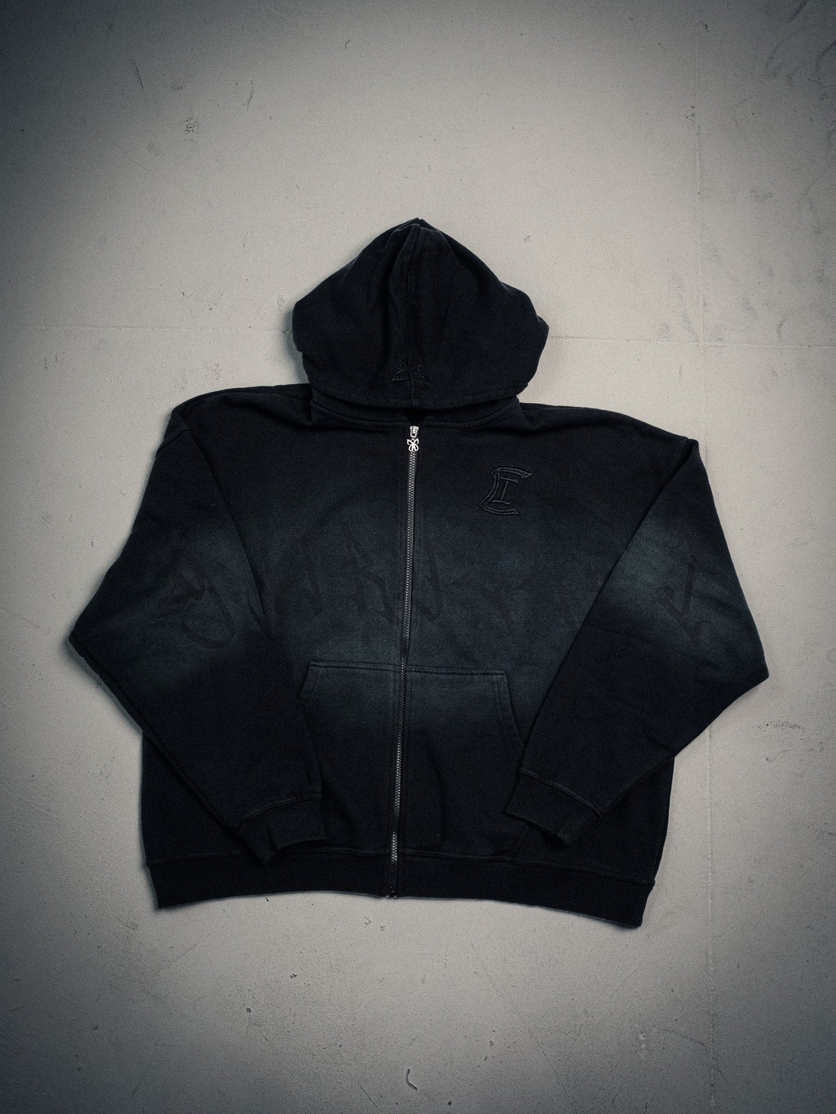 Blended Zip-Up - Black