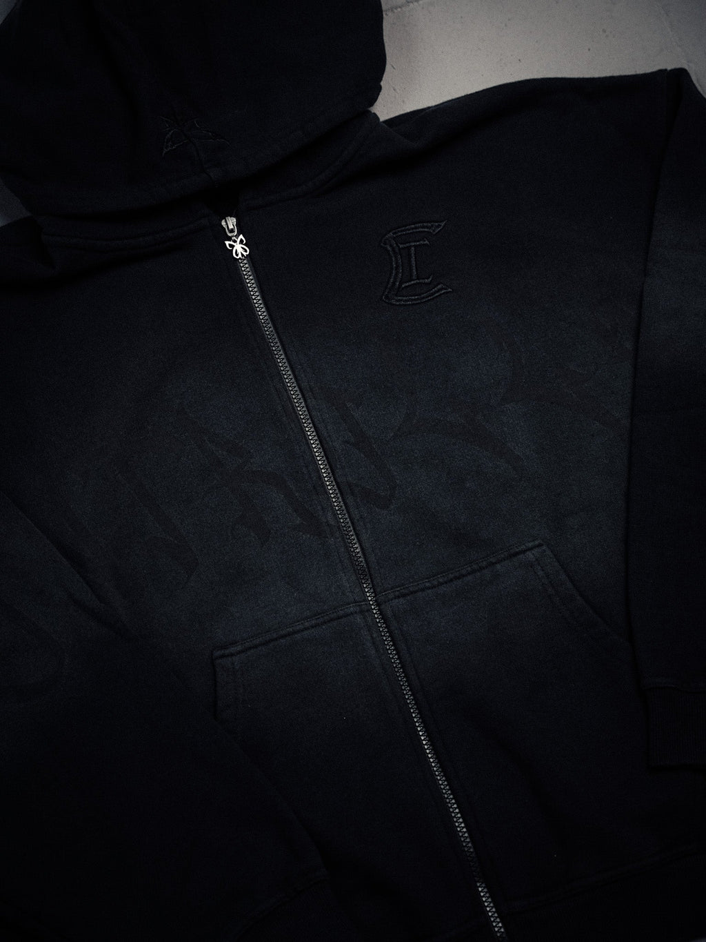 Blended Zip-Up - Black