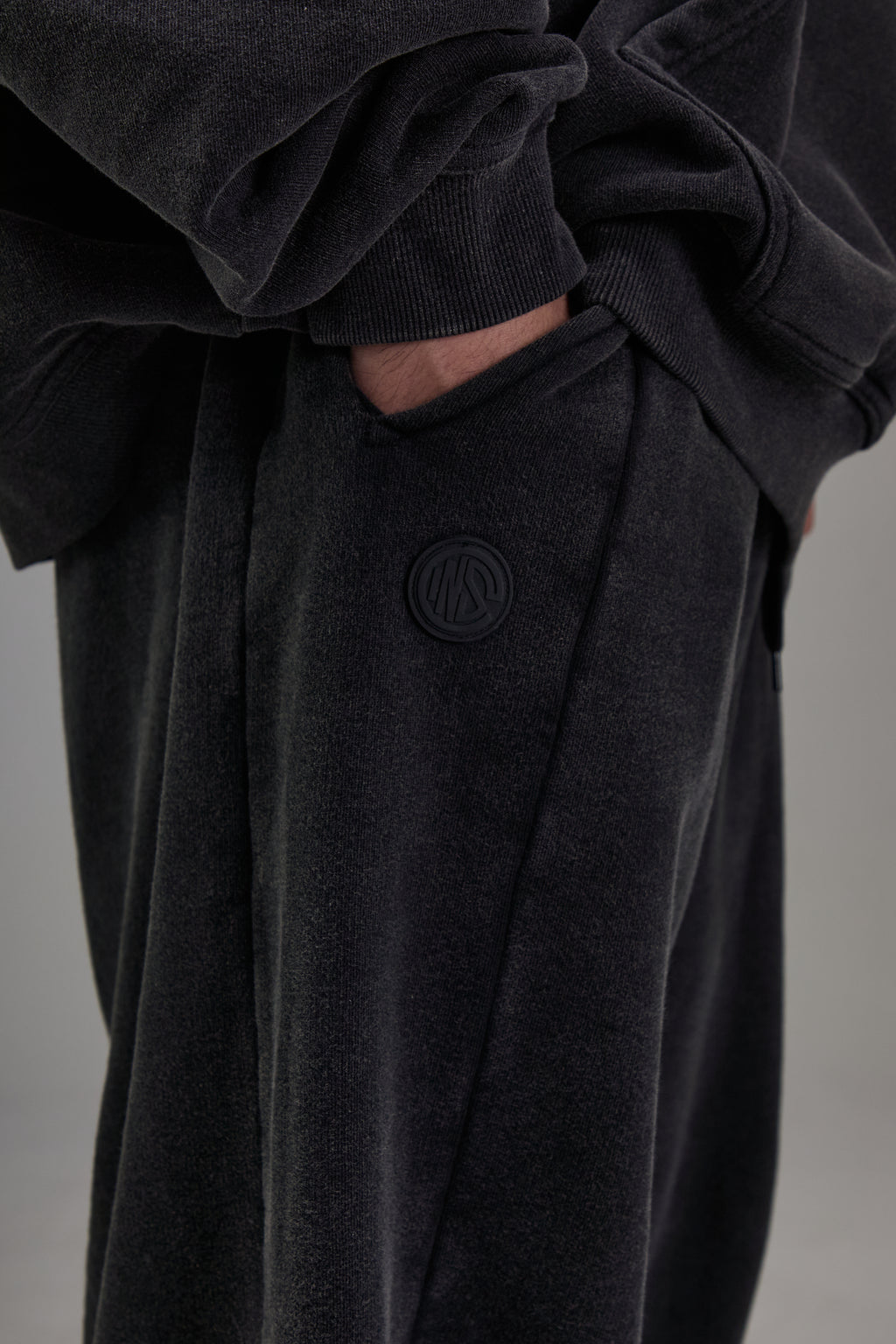 Faded Black Heavyweight Sweatpants