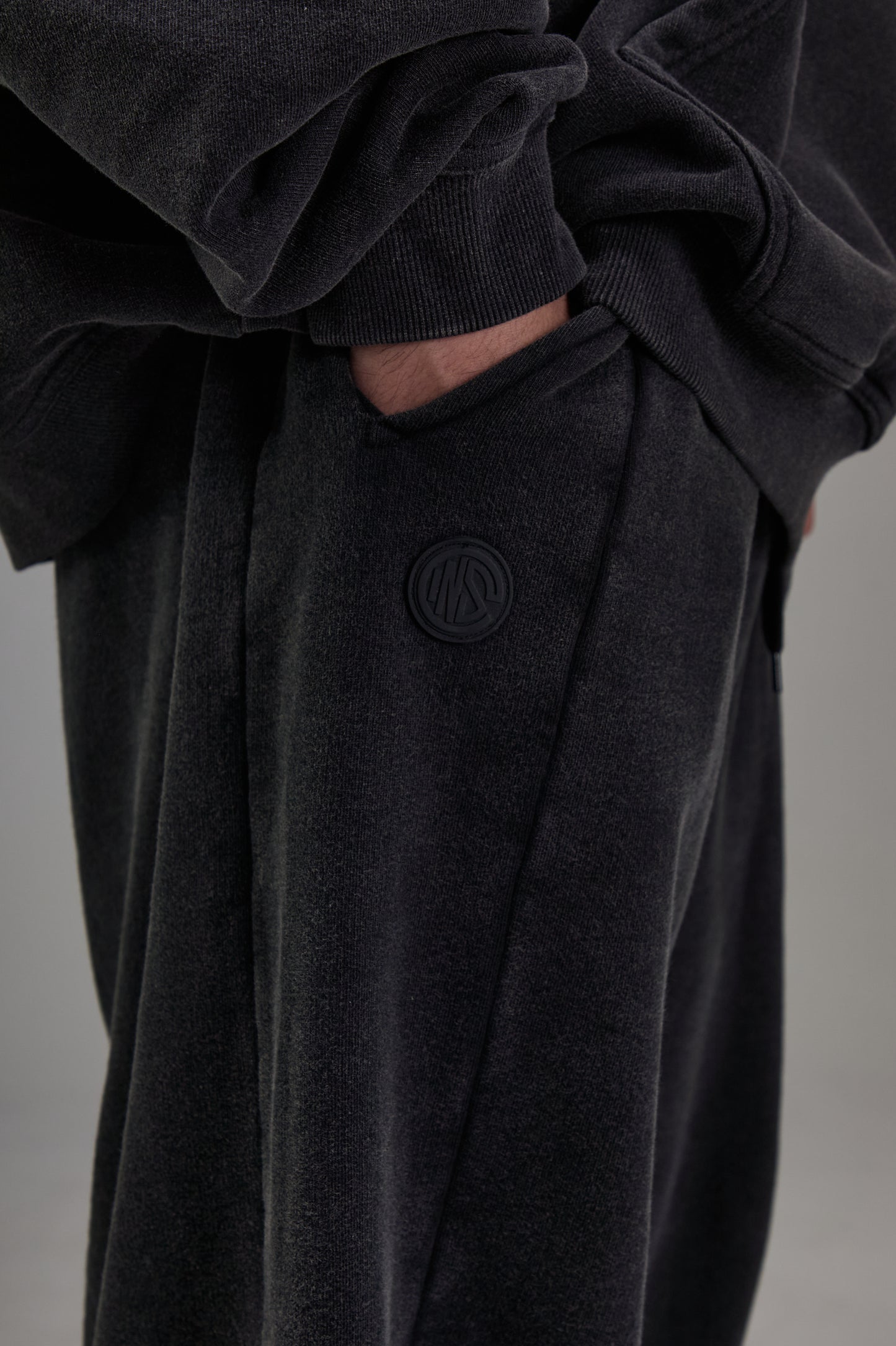 Faded Black Heavyweight Sweatpants