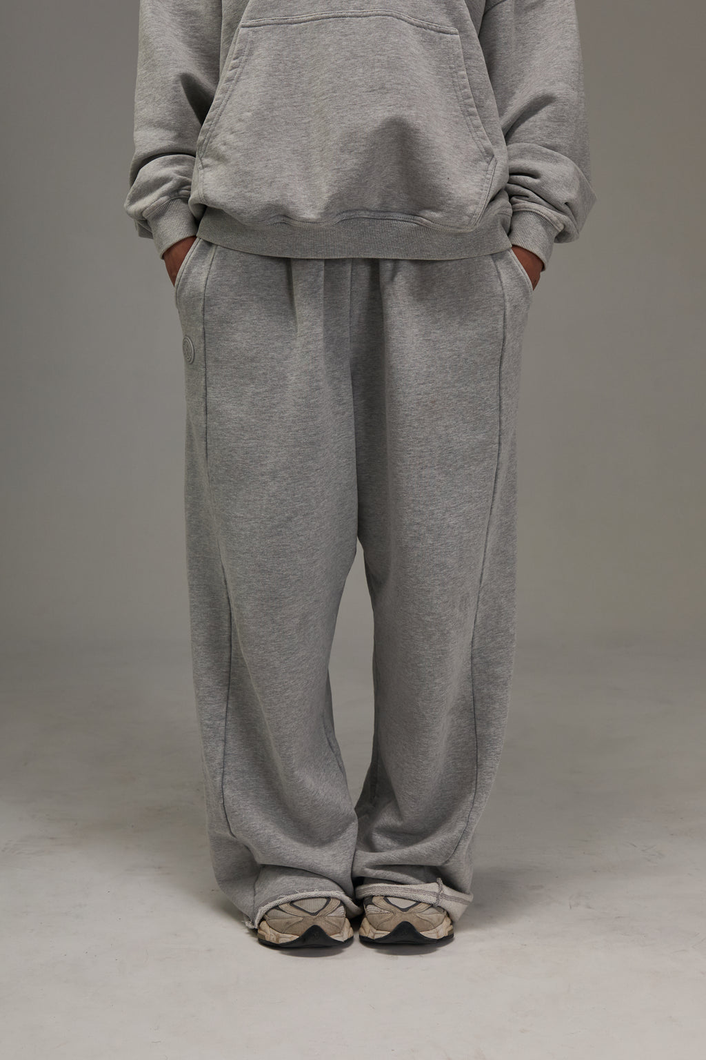 Heather grey Heavyweight Sweatpants