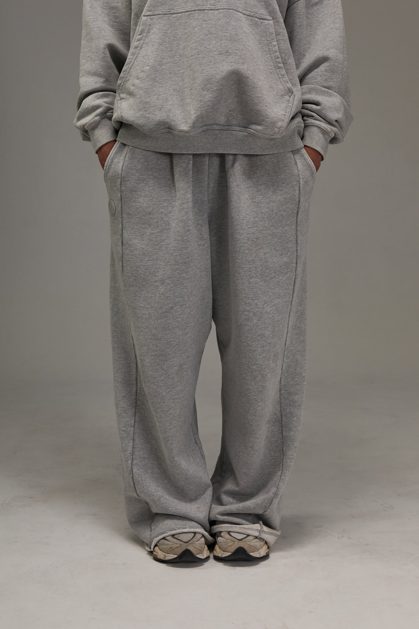 Heather grey Heavyweight Sweatpants