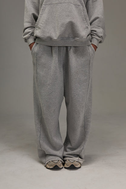 Heather grey Heavyweight Sweatpants