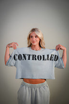 Cropped Pump Cover - Cool Grey