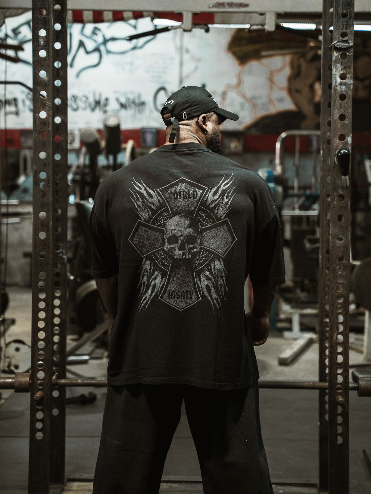 Flaming Skull Graphic Tee