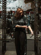 WOMEN’S BLACK WIDOW CROP PUMP COVER