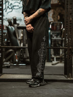 Women's Cross Rhinestone Sweatpants