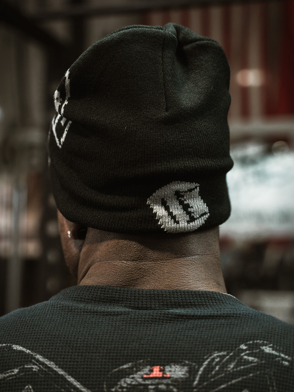 Collegiate Skull Beanie
