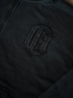 Patchwork Web Zip Up Hoodie