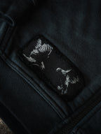 Patchwork Web Zip Up Hoodie