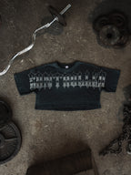 WOMEN’S BLACK WIDOW CROP PUMP COVER