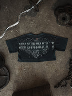 WOMEN’S BLACK WIDOW CROP PUMP COVER