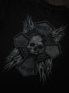 Flaming Skull Graphic Tee
